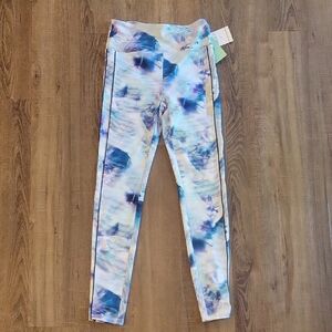 Forever 21 Blue and White Tie-Dye Leggings Size Small NWT